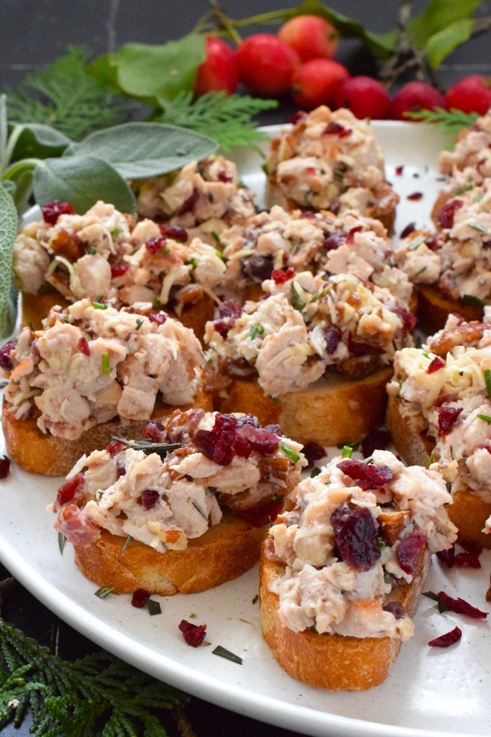Confectionary Christmas salads