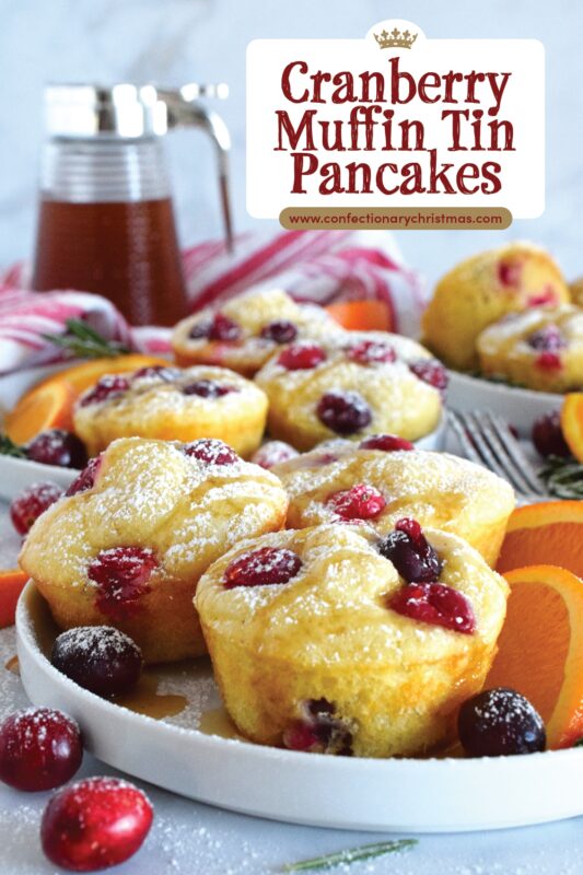 Say goodbye to standing over a griddle, watching and waiting for bubbles to form on your pancakes before flipping and watching and waiting some more. Cranberry Muffin Tin Pancakes are super easy to make, are completely customizable, and more importantly, are super fluffy and very flavourful! #pancakes #muffintin #holiday #breakfast #christmas #baked #cranberry #orange